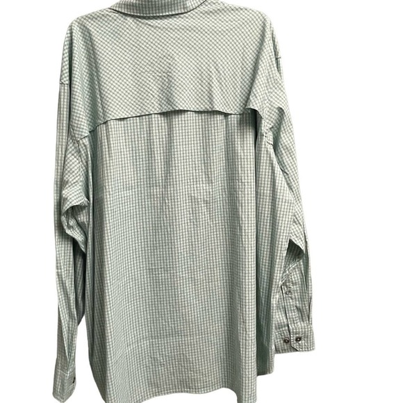 World Wide Sportsman 3X Men's Plaid Fishing Button Down Shirt - Picture 4 of 4